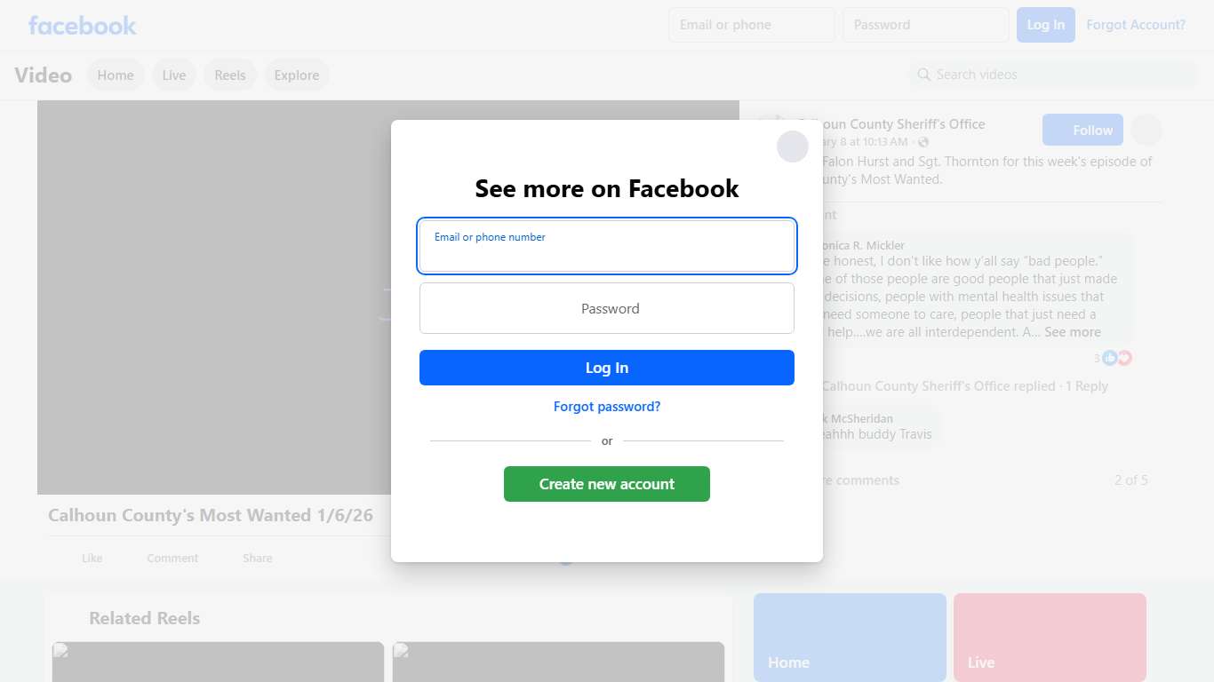 Join Sheriff Falon Hurst and Sgt. Thornton for this week's episode of Calhoun County's Most Wanted. Calhoun County Sheriff's Office Facebook